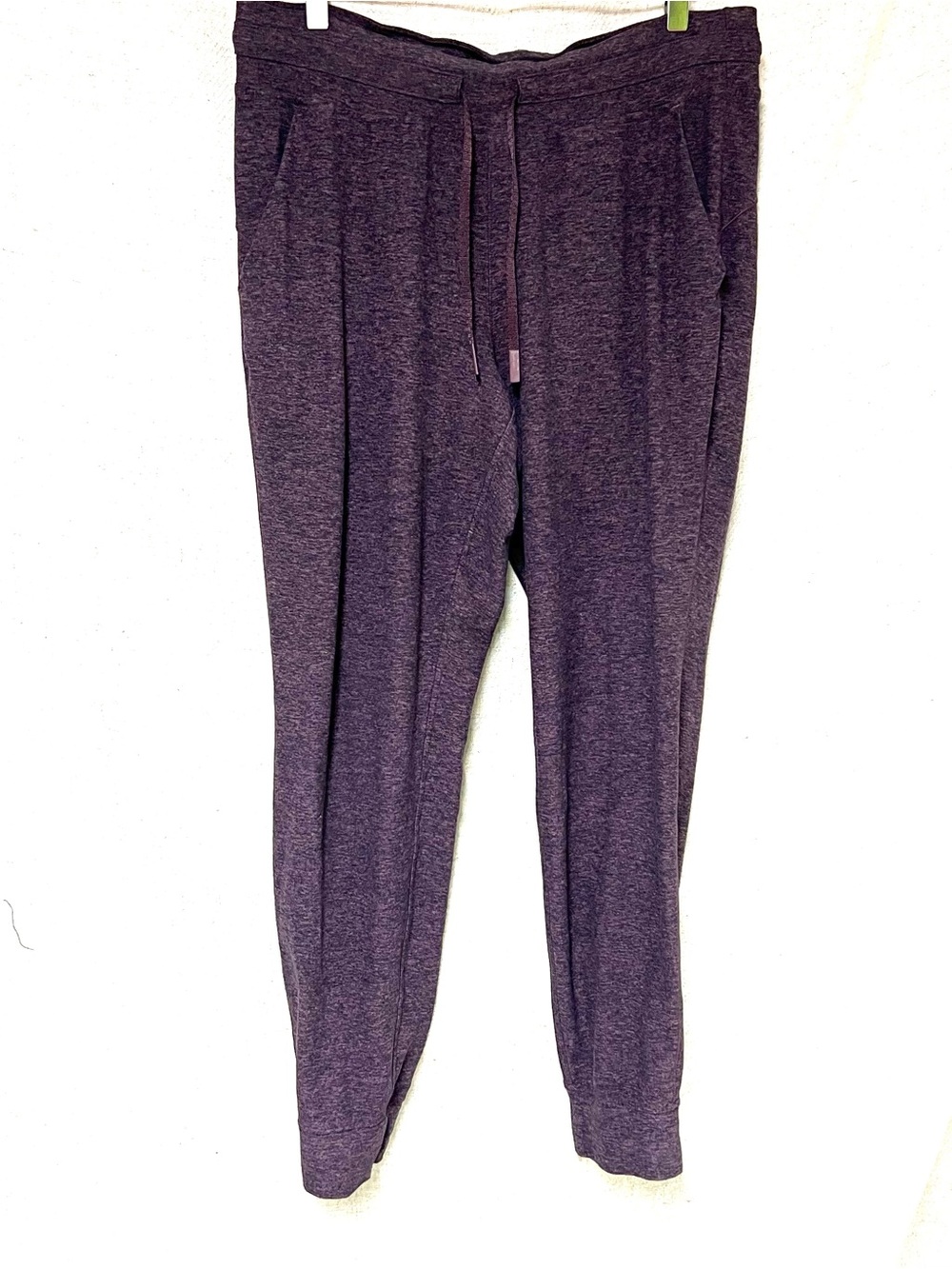 lululemon heathered mauve purple athletic joggers